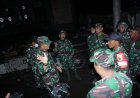 Koramil 0821-14/Pronojiwo Intensifkan Patroli Malam di Zona Merah Gunung Semeru untuk Lindungi Warga